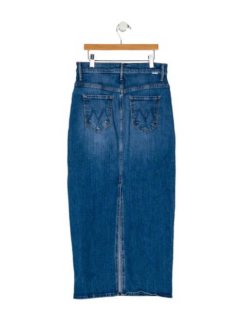 Mother Embroidered Accent Midi Length Skirt