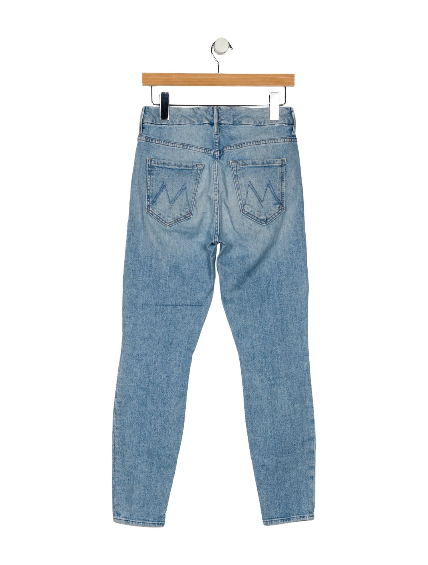 Mother Mid-Rise Skinny Leg Jeans