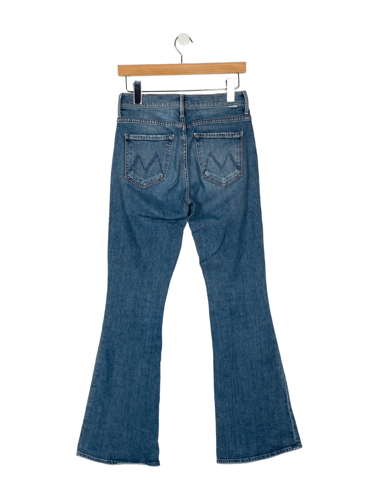 Mother Mid-Rise Wide Leg Jeans