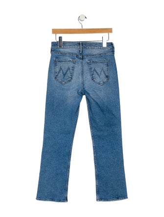 Mother Mid-Rise Straight Leg Jeans