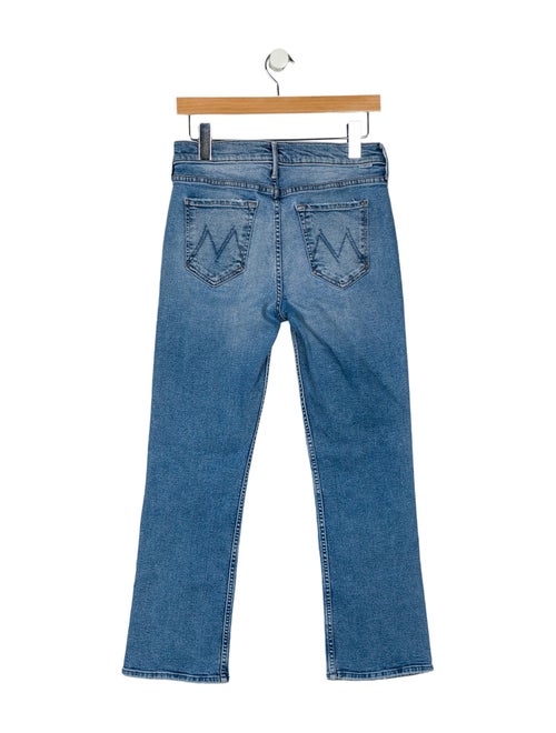 Mother Mid-Rise Straight Leg Jeans