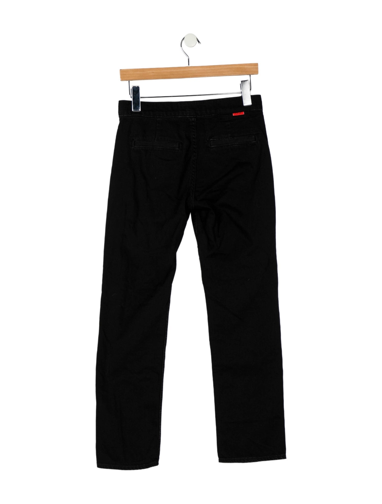 Mother Mid-Rise Straight Leg Jeans