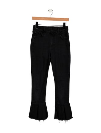 Mother Mid-Rise Wide Leg Jeans