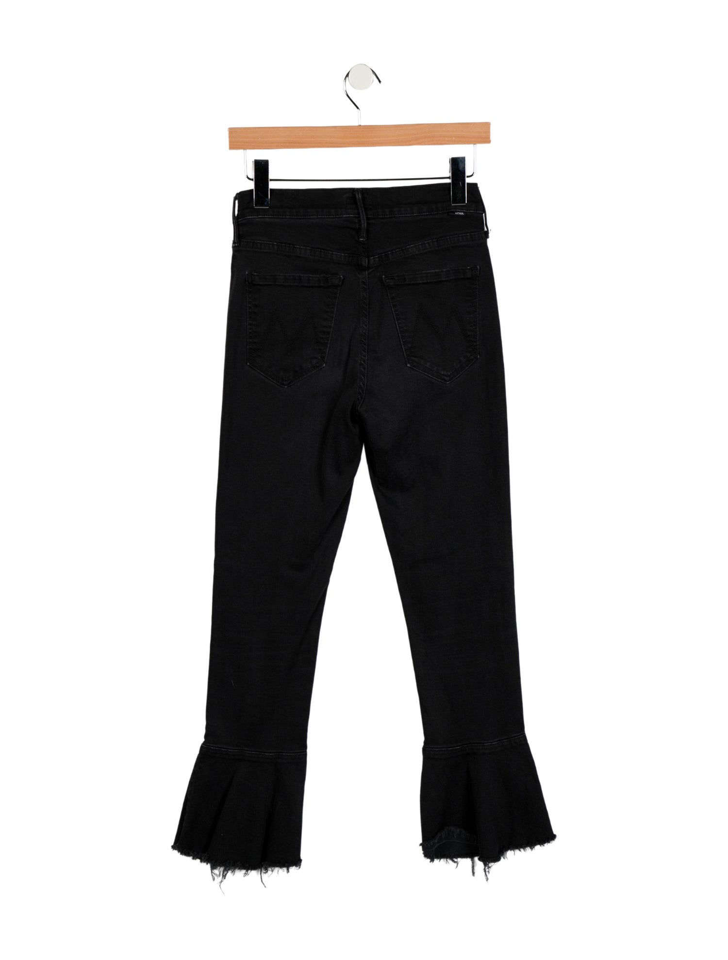 Mother Mid-Rise Wide Leg Jeans