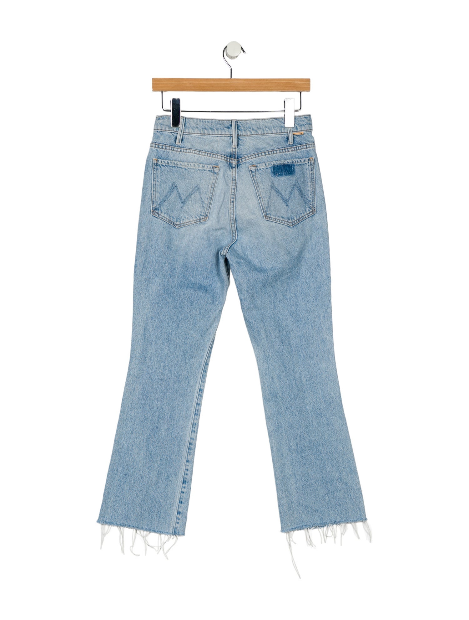Mother Mid-Rise Straight Leg Jeans