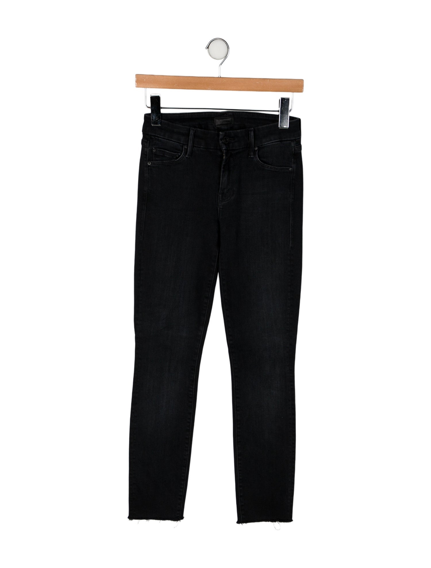 Mother Mid-Rise Skinny Leg Jeans