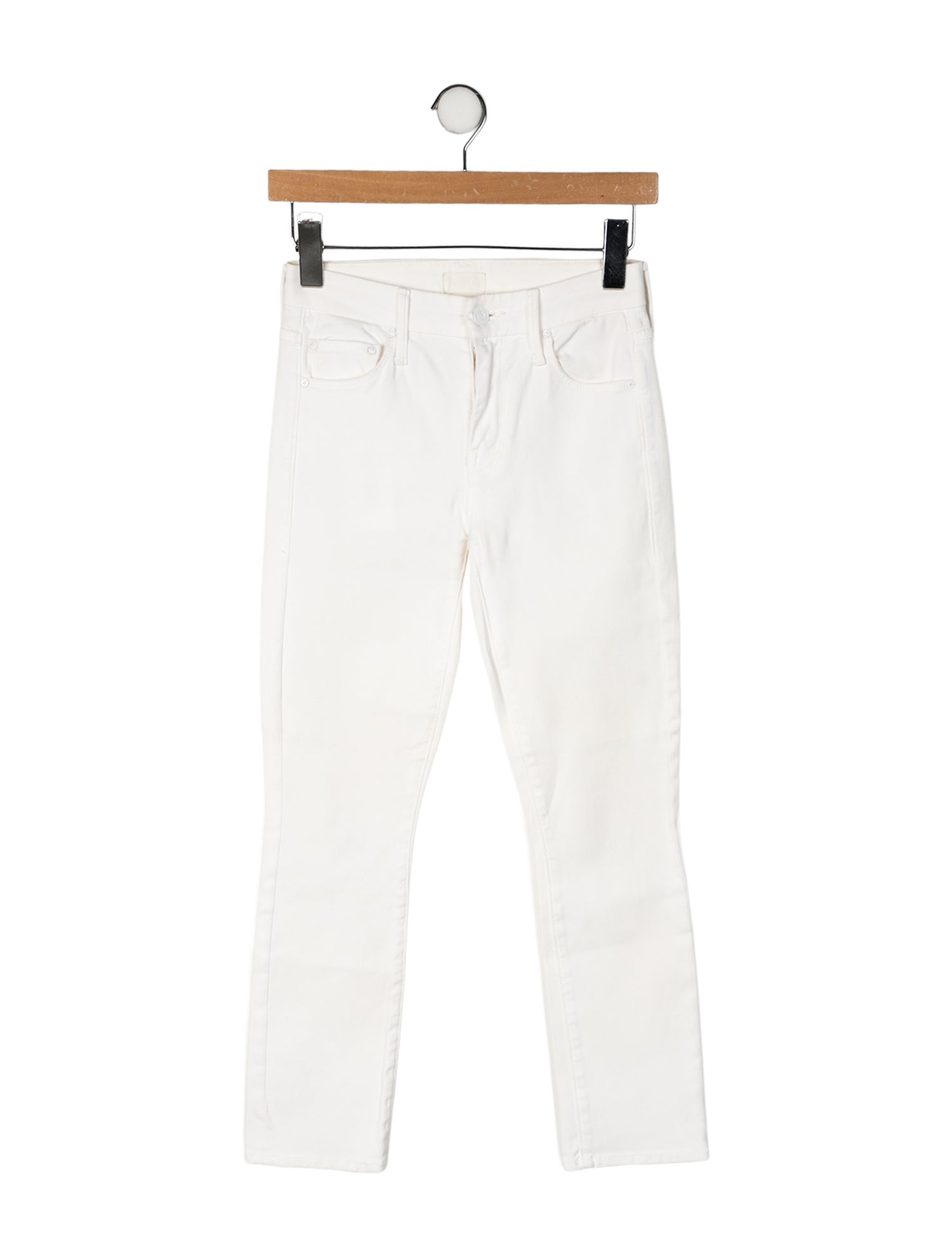 Mother Mid-Rise Skinny Leg Jeans