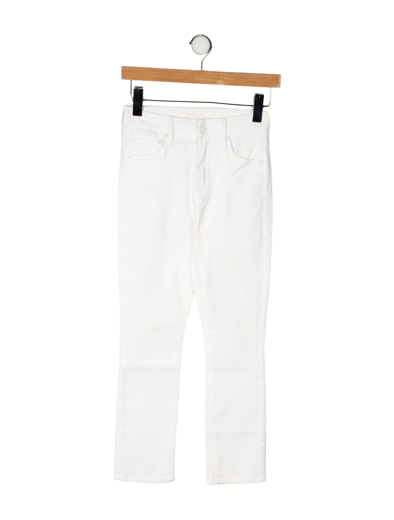 Mother Mid-Rise Straight Leg Jeans