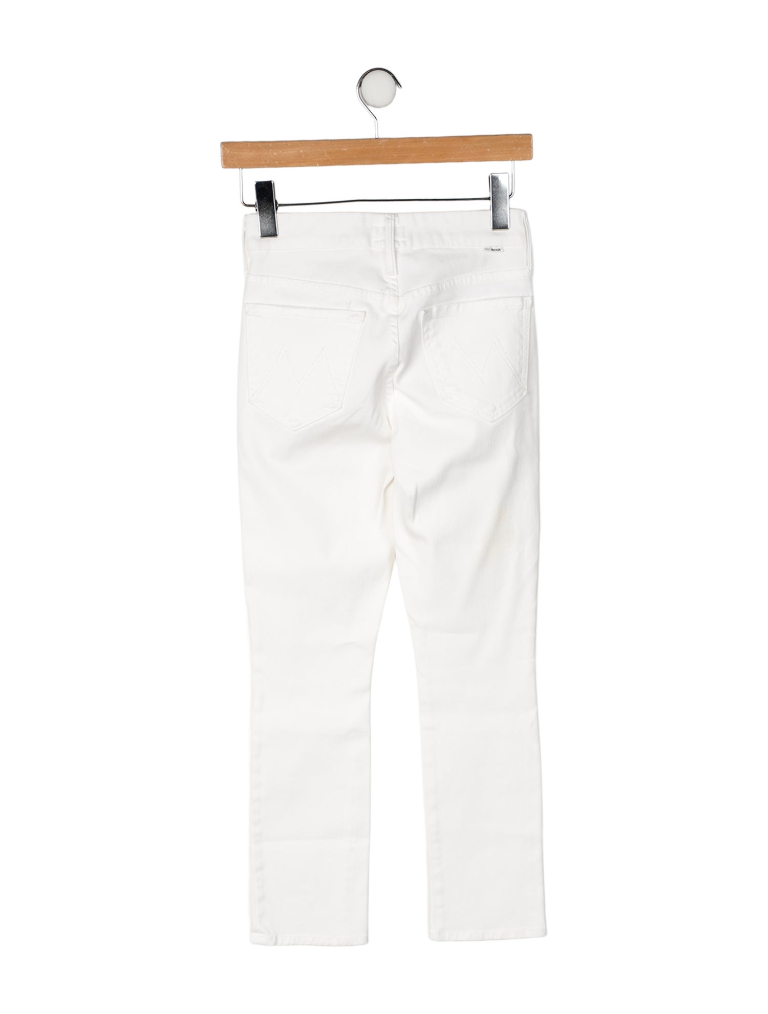Mother Mid-Rise Straight Leg Jeans