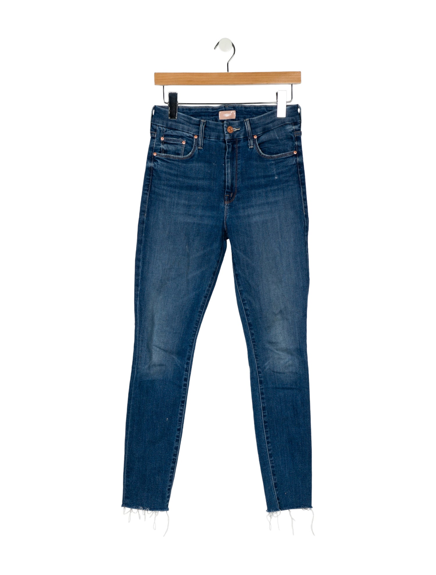 Mother Mid-Rise Skinny Leg Jeans