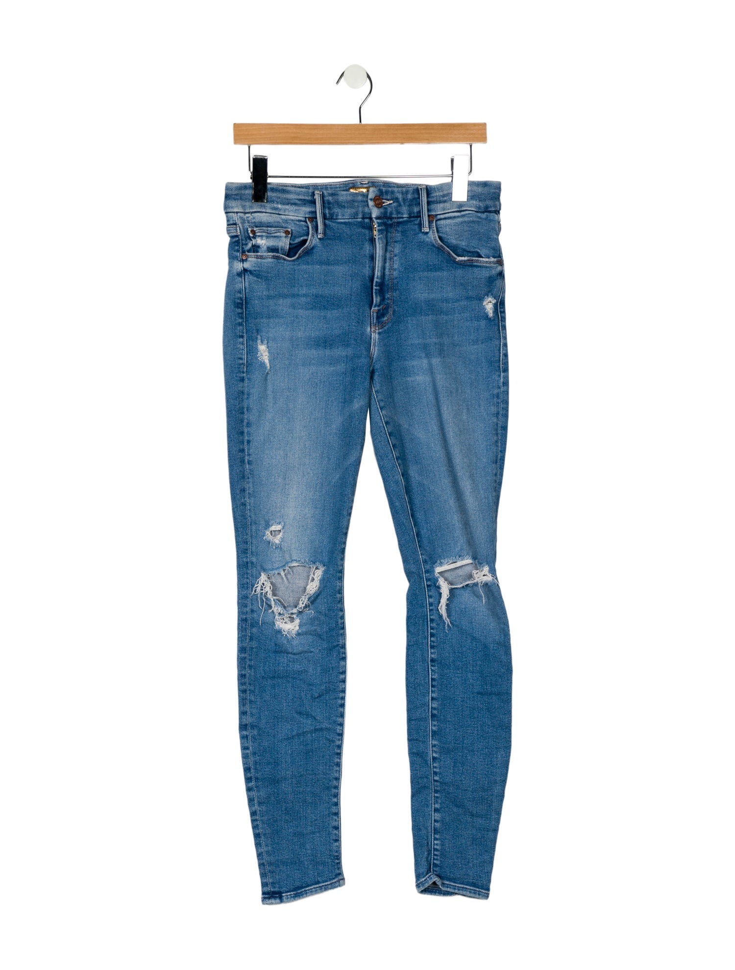 Mother High-Rise Skinny Leg Jeans