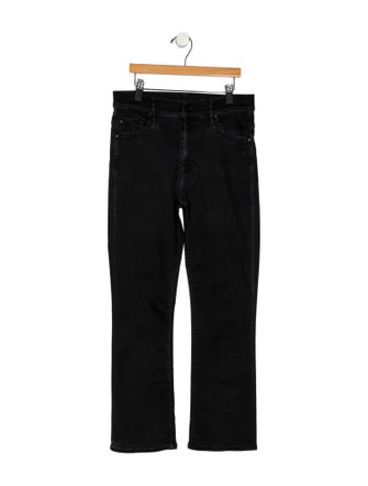 Mother Mid-Rise Straight Leg Jeans