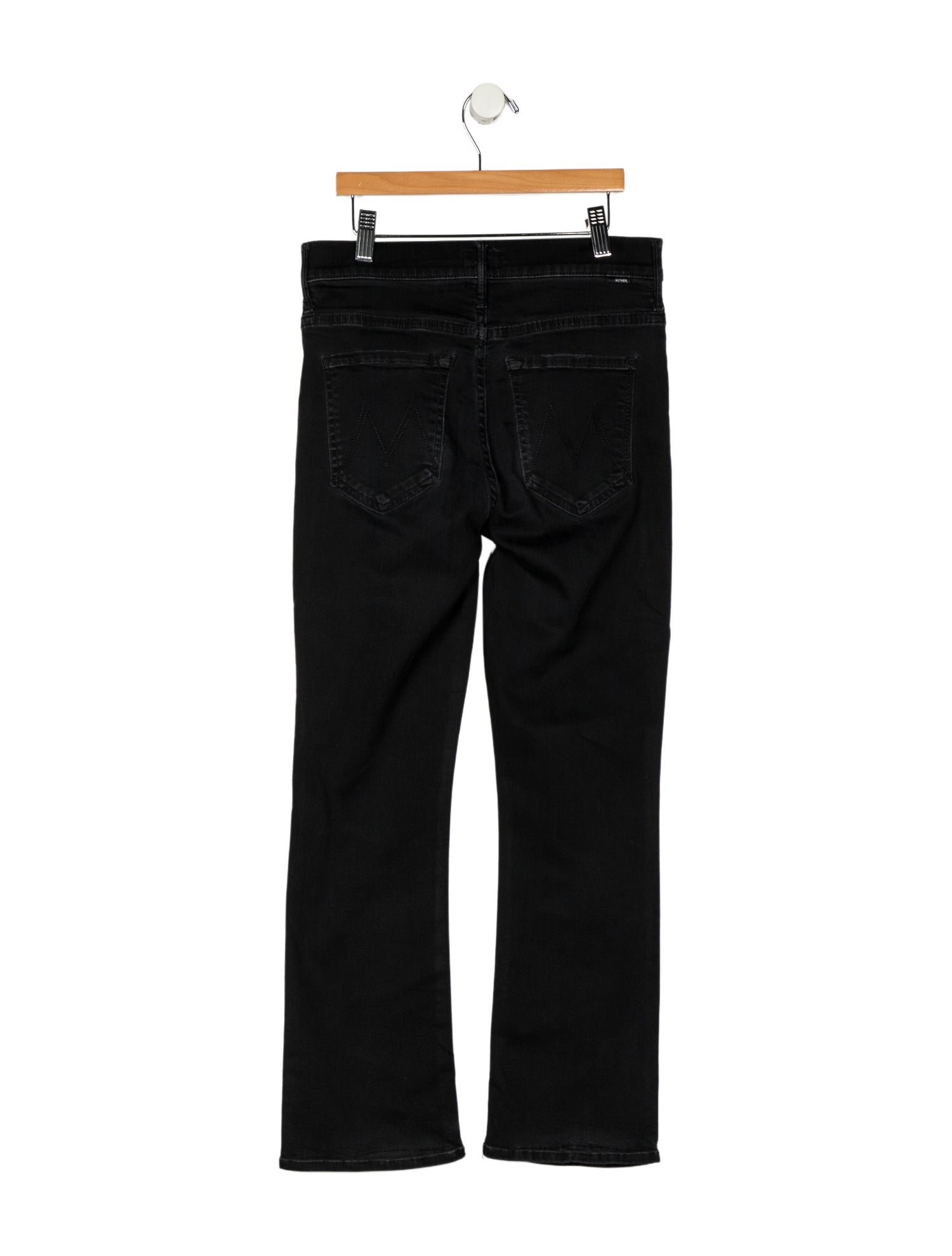 Mother Mid-Rise Straight Leg Jeans