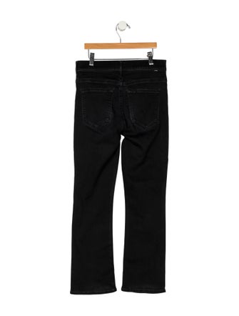 Mother Mid-Rise Straight Leg Jeans