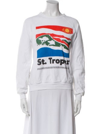 Mother Graphic Print Crew Neck Sweatshirt