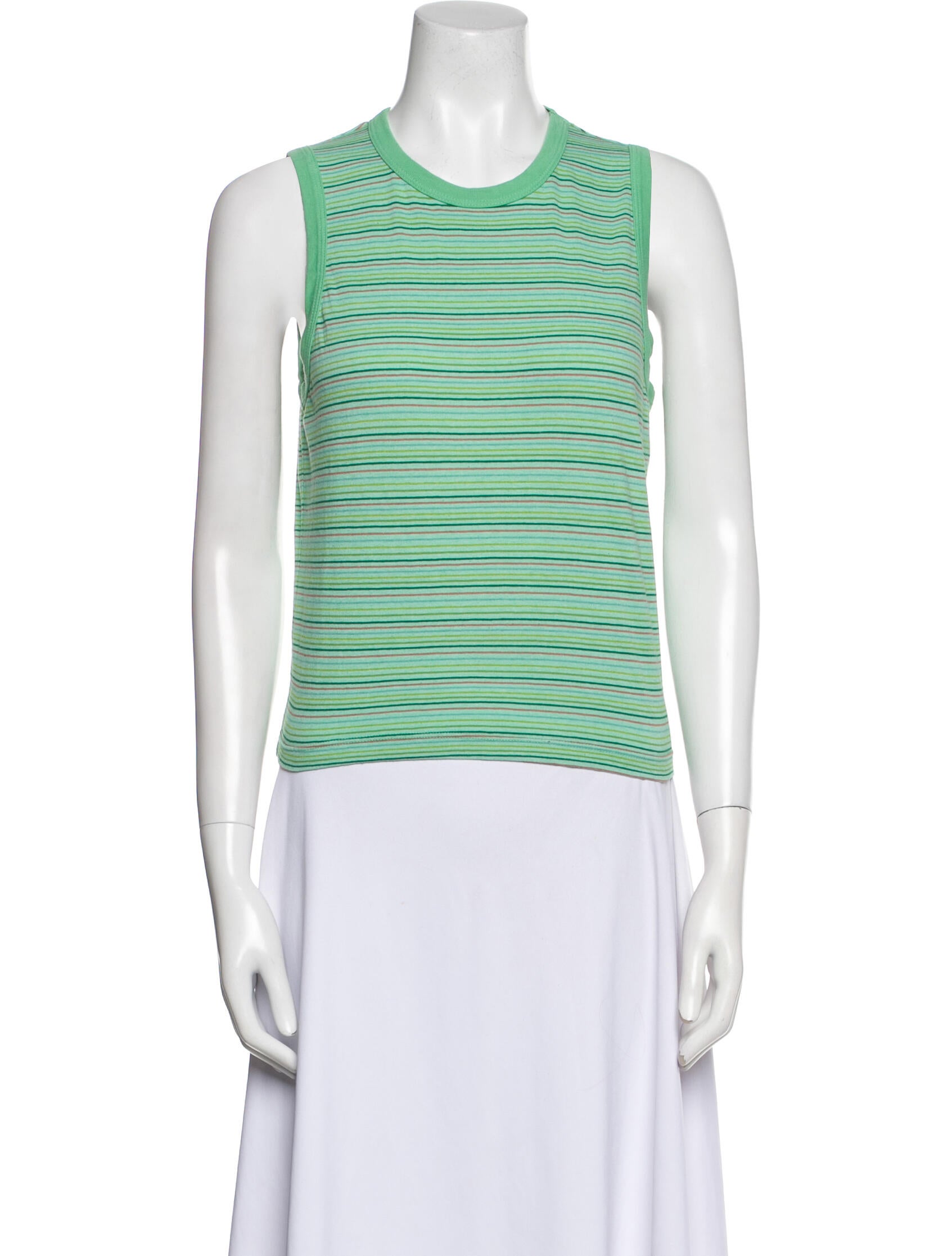 Mother Striped Crew Neck Top