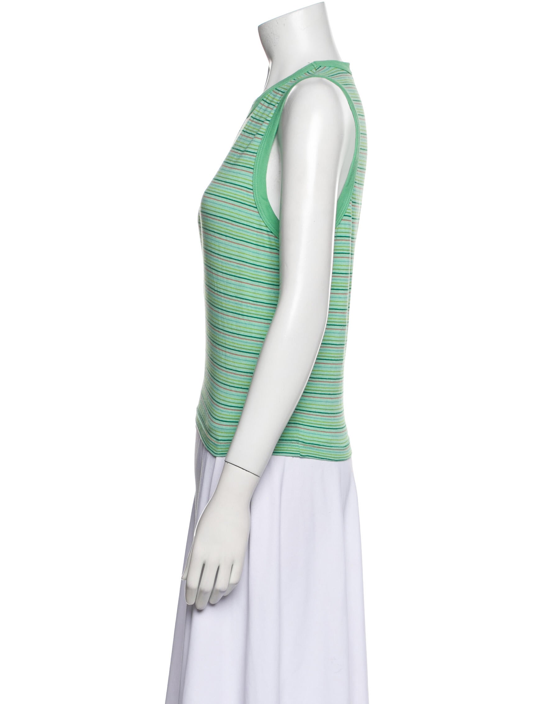 Mother Striped Crew Neck Top