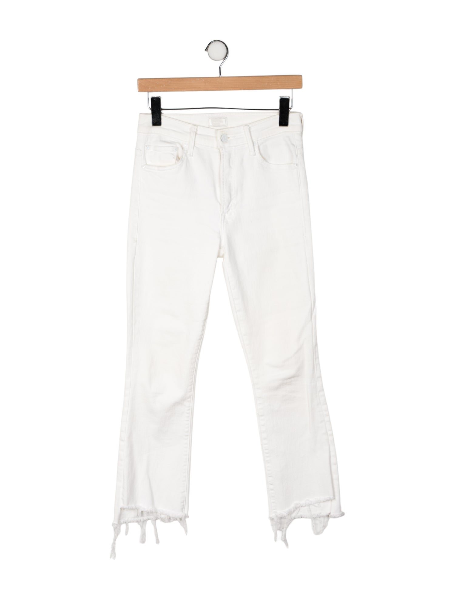 Mother Mid-Rise Straight Leg Jeans
