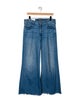 Mother Mid-Rise Wide Leg Jeans