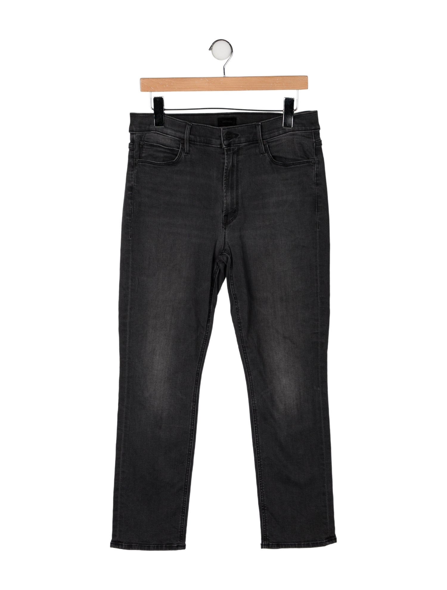 Mother High-Rise Straight Leg Jeans