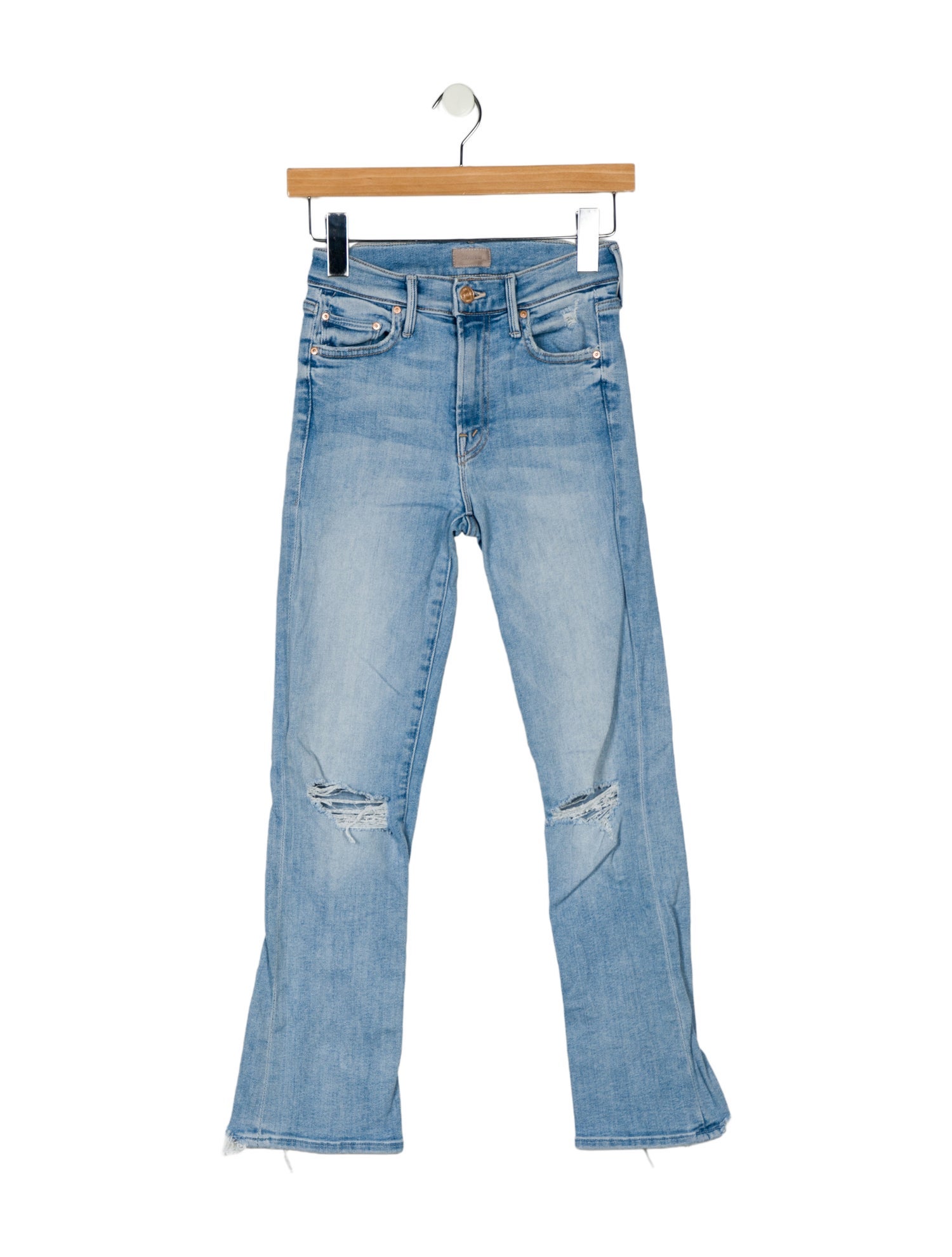 Mother High-Rise Straight Leg Jeans
