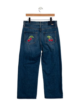 Mother High-Rise Wide Leg Jeans
