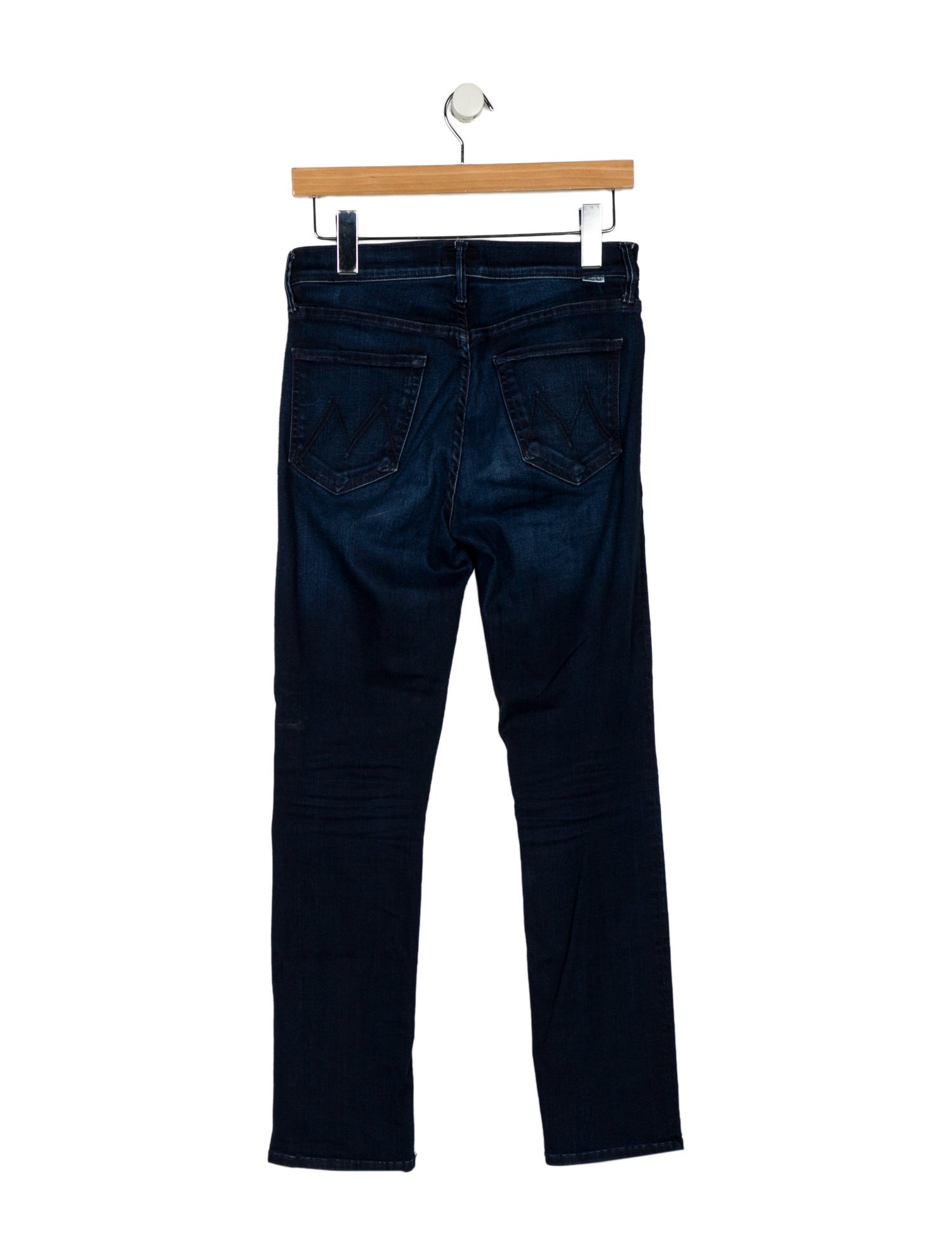 Mother Mid-Rise Straight Leg Jeans