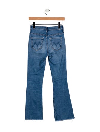 Mother Mid-Rise Wide Leg Jeans