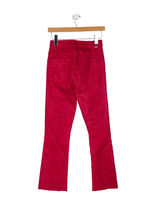 Mother Mid-Rise Straight Leg Jeans