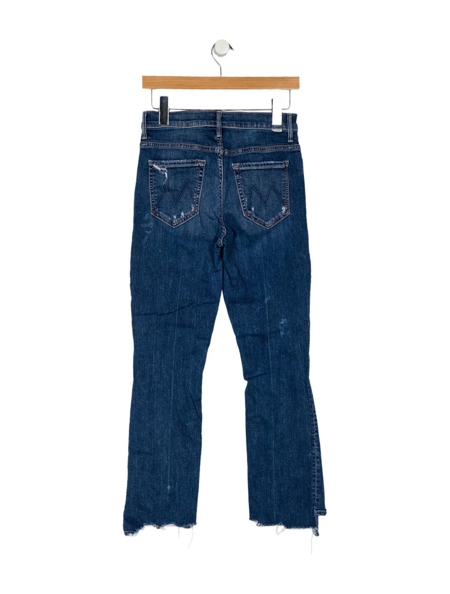 Mother Mid-Rise Straight Leg Jeans