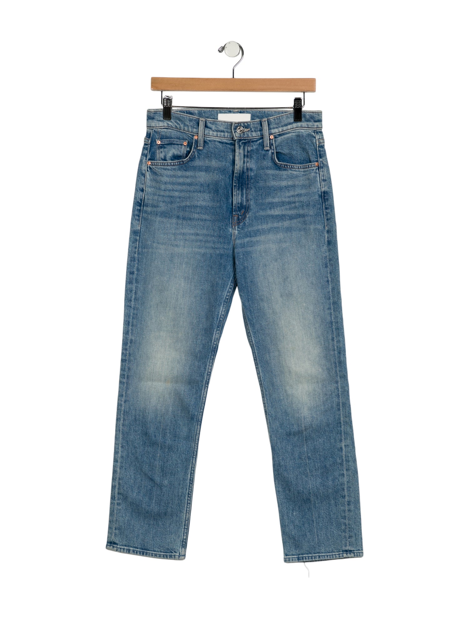 Mother High-Rise Straight Leg Jeans