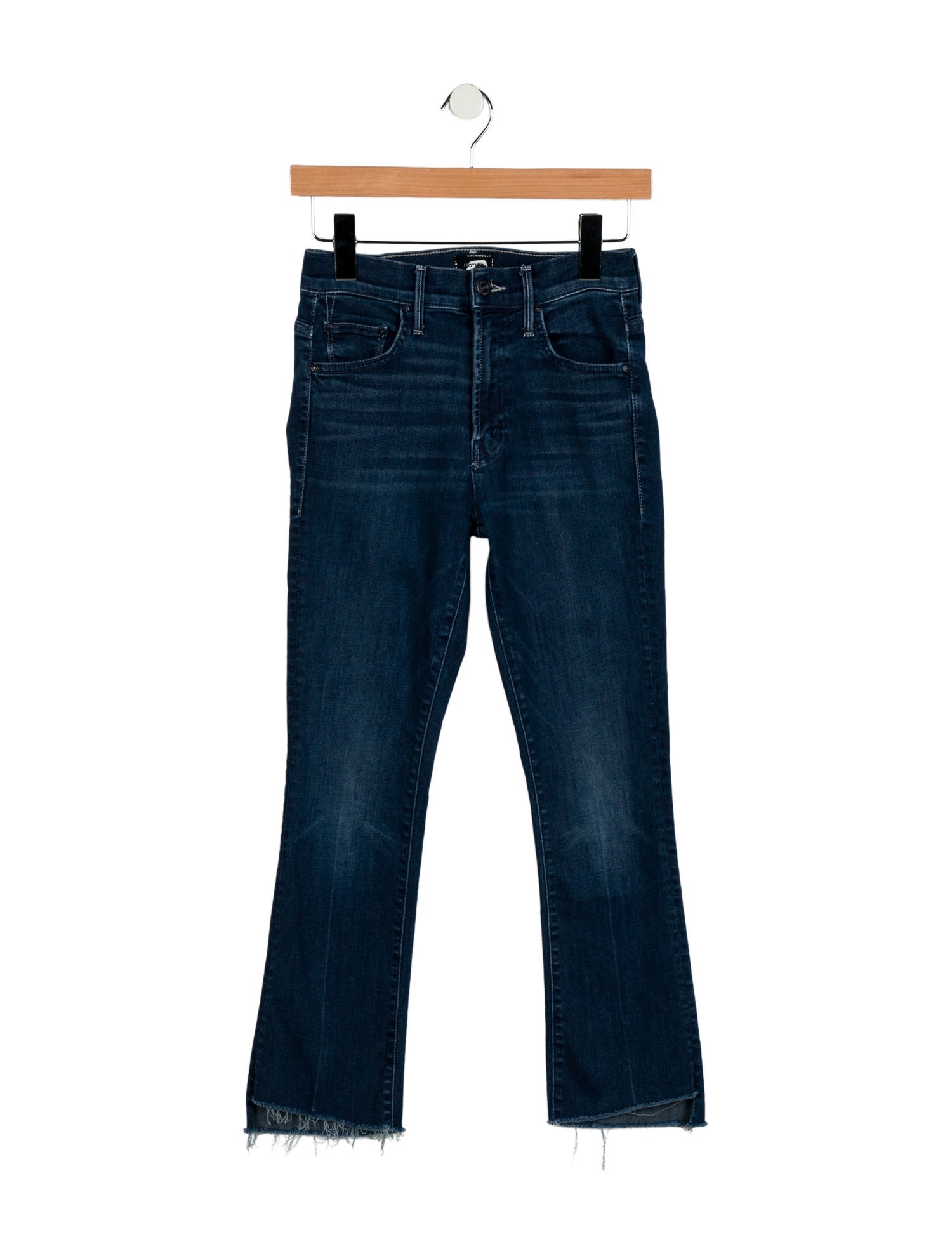 Mother Mid-Rise Straight Leg Jeans