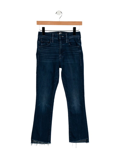 Mother Mid-Rise Straight Leg Jeans