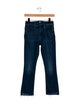 Mother Mid-Rise Straight Leg Jeans