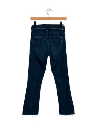 Mother Mid-Rise Straight Leg Jeans