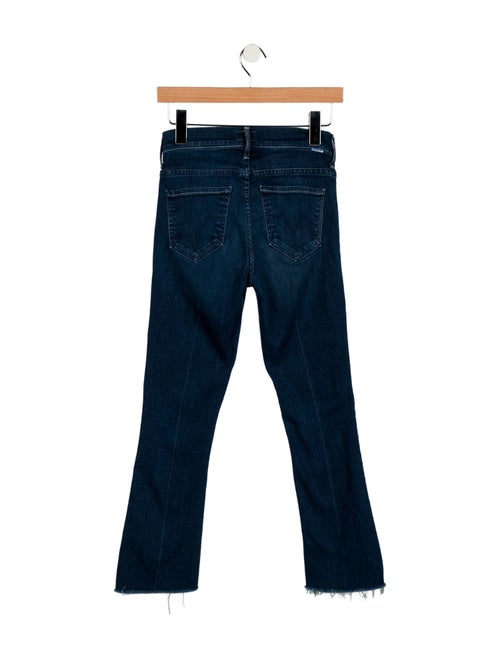 Mother Mid-Rise Straight Leg Jeans