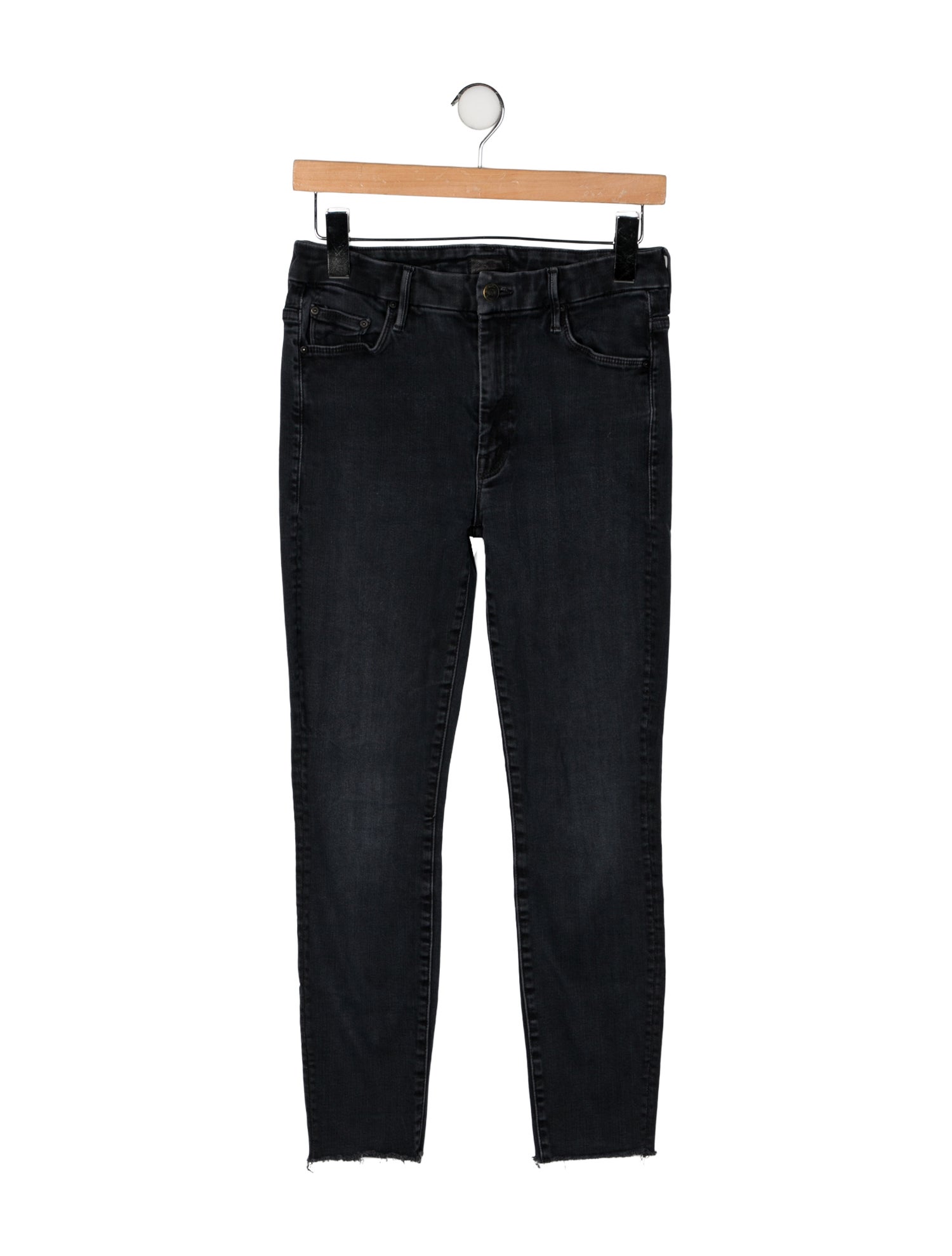 Mother Mid-Rise Skinny Leg Jeans