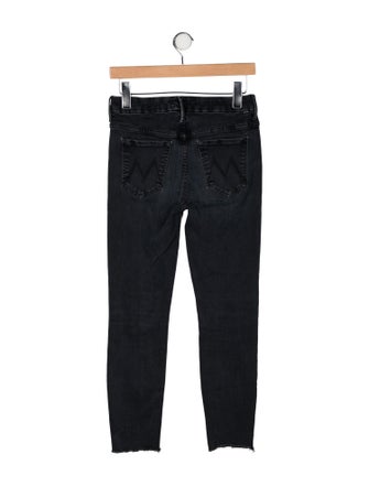 Mother Mid-Rise Skinny Leg Jeans