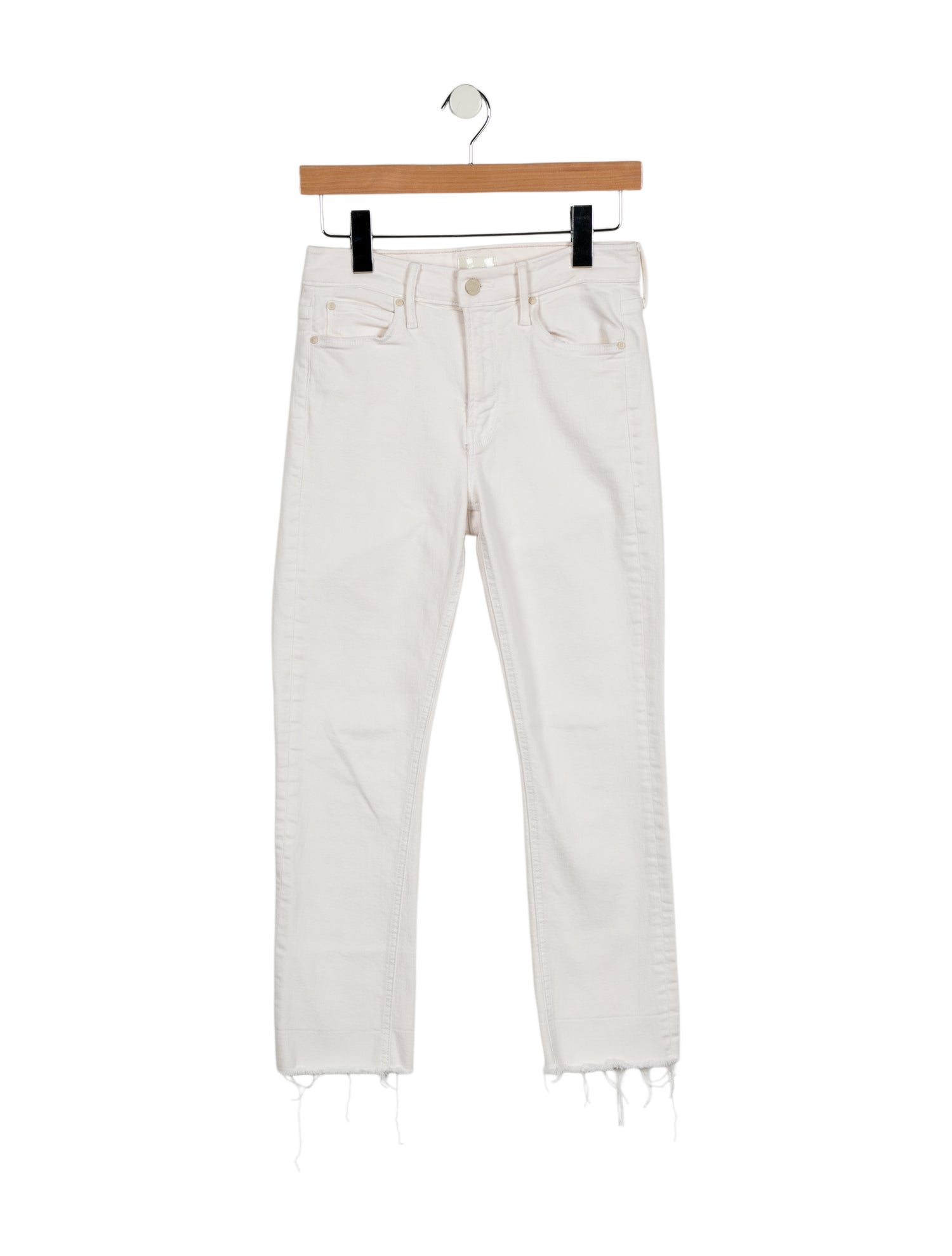 Mother Mid-Rise Straight Leg Jeans