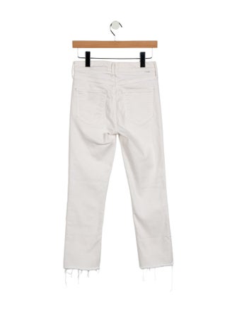 Mother Mid-Rise Straight Leg Jeans
