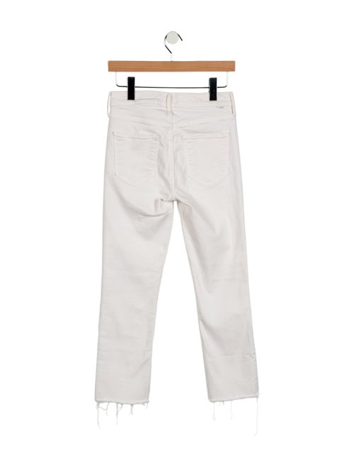Mother Mid-Rise Straight Leg Jeans
