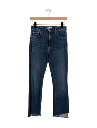 Mother Mid-Rise Straight Leg Jeans