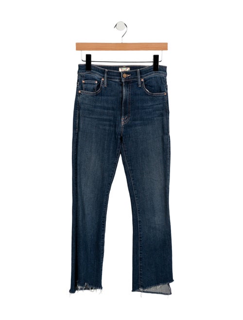 Mother Mid-Rise Straight Leg Jeans