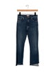Mother Mid-Rise Straight Leg Jeans