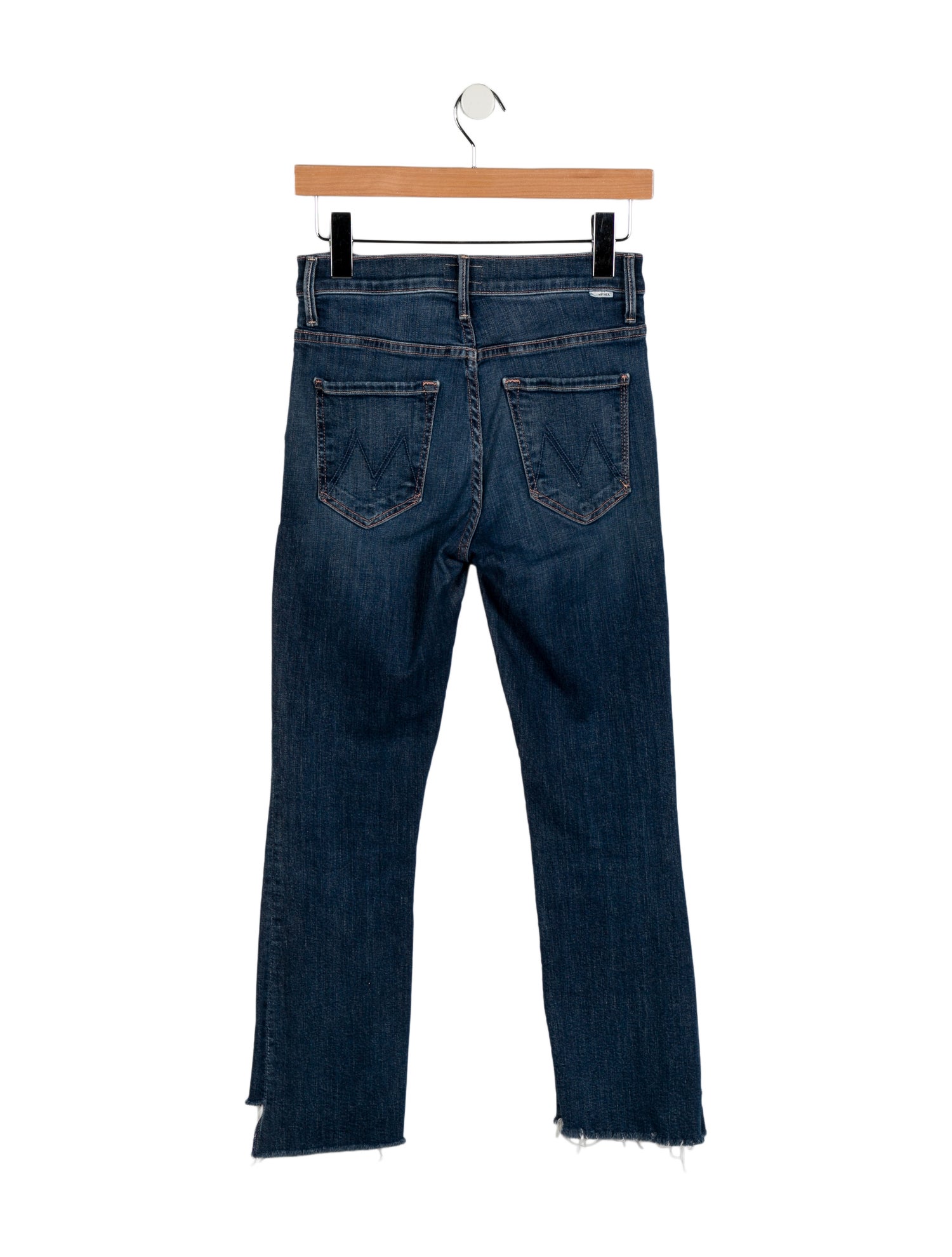 Mother Mid-Rise Straight Leg Jeans