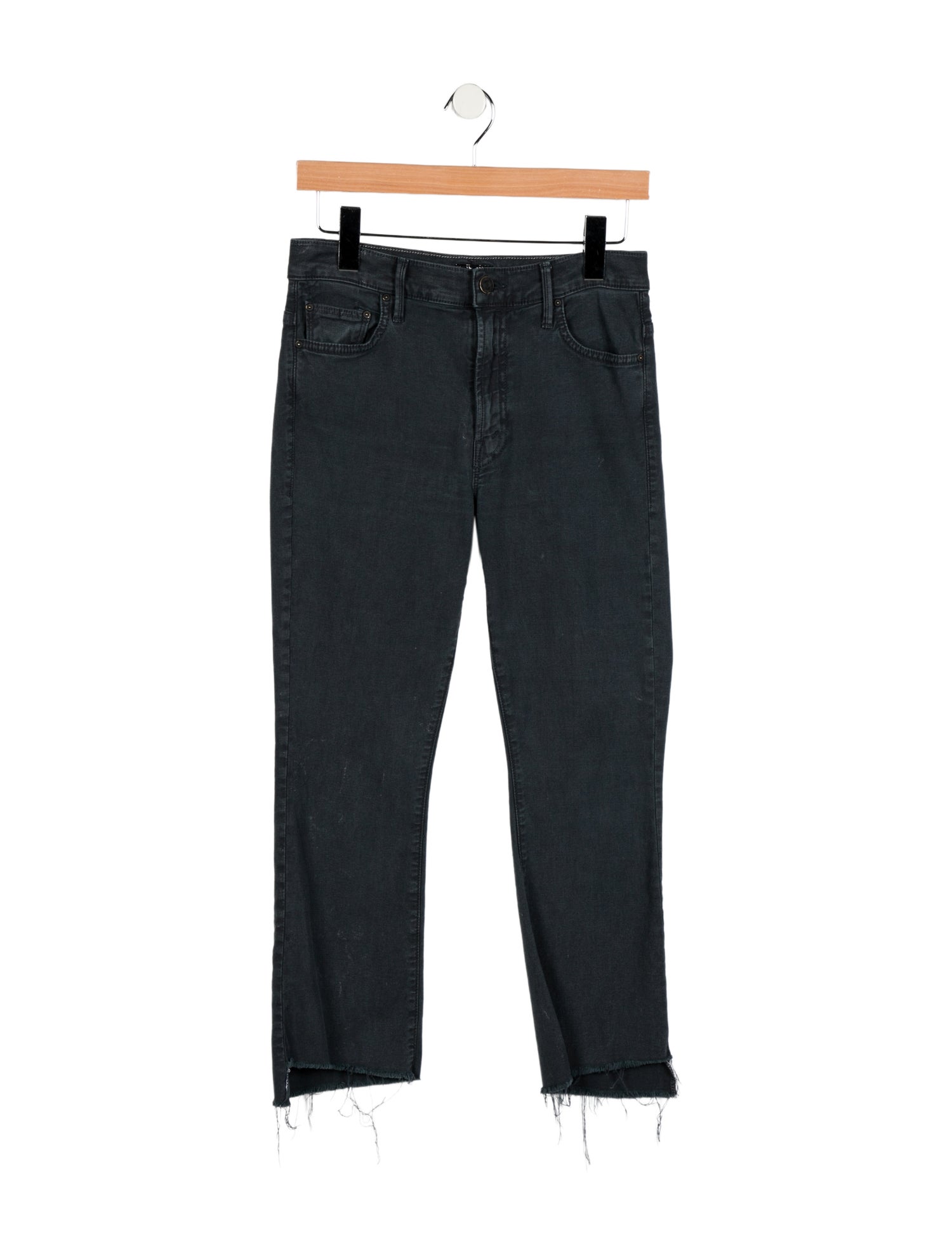 Mother Mid-Rise Straight Leg Jeans