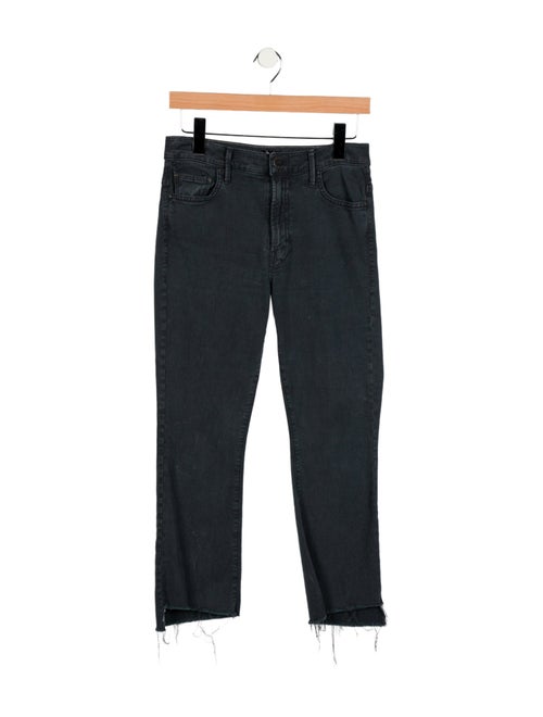 Mother Mid-Rise Straight Leg Jeans