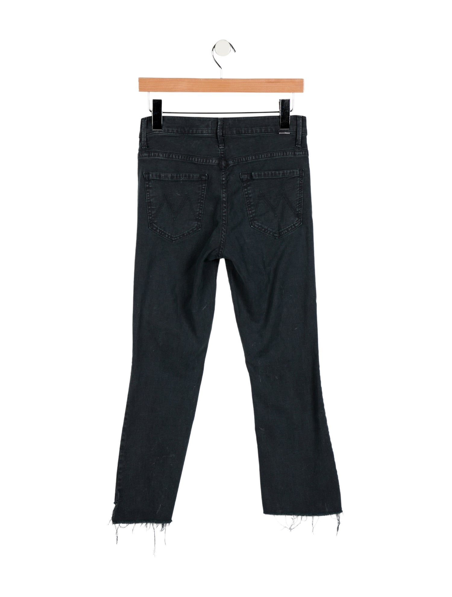 Mother Mid-Rise Straight Leg Jeans