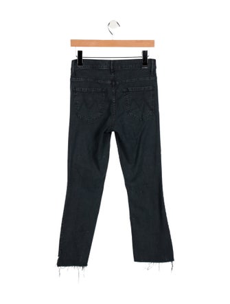 Mother Mid-Rise Straight Leg Jeans