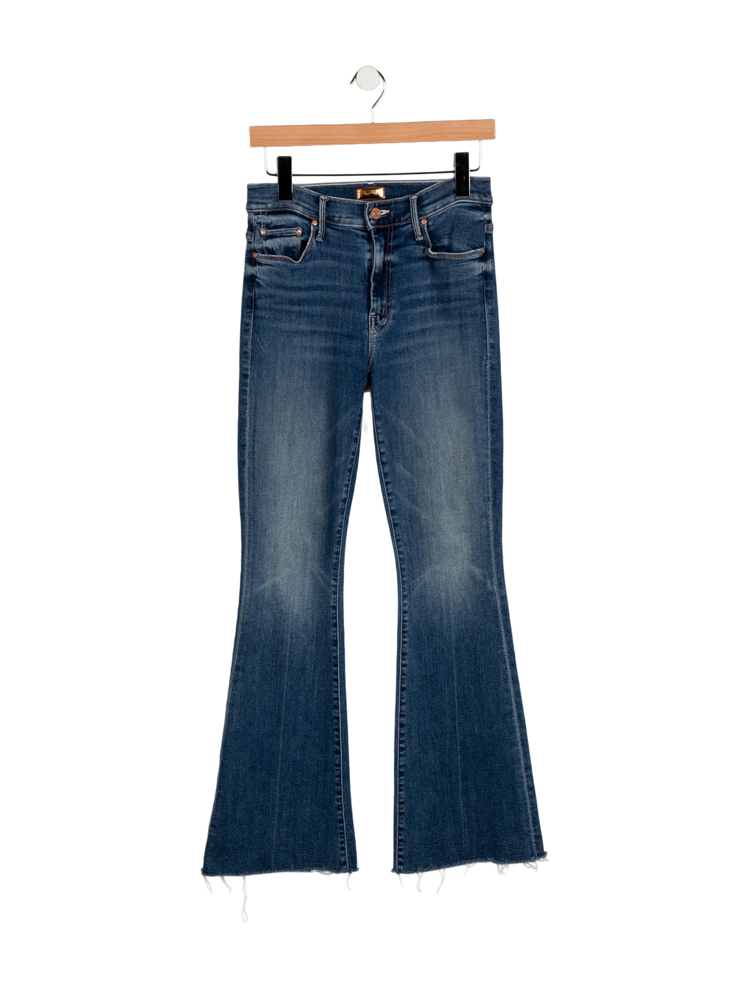 Mother Mid-Rise Flared Jeans